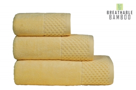 Nefretete ręcznik Bamboo 600gsm  90x160 bananowy