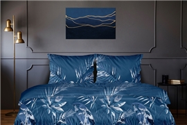 Zdjęcie GRENO Pościel satyna bawełniana INSIGNA BALLAD BLUE 160x200