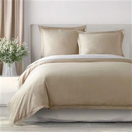 NEFRETETE Pościel EPITOME bawełna egipska 160x200+70x80 tan