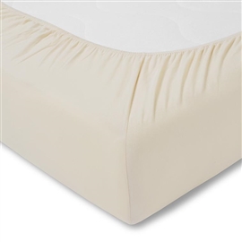 ESTELLA Prześcieradło jersey ALOE z gumką 150x200 beige