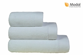 Nefretete ręcznik Modal 600gsm  90x160 biały
