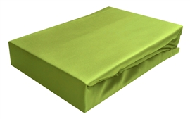 Zdjęcie Prześcieradło z satyny bawełnianej z gumką 140x200 zielony