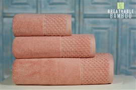 Nefretete ręcznik Bamboo 600gsm komplet 2cz. łososiowy róż