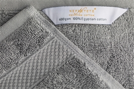 NEFRETETE Ręcznik OPULENCE bawełna egipska 50x100 silver