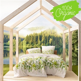 ESTELLA Pościel BIO BAWEŁNA organiczna SIWA 155x200