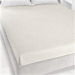 Prześcieradło frotte bez gumki 175x220 słomkowy