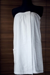 Pareo kilt do sauny frotte 100% bawełna S/M damski biały