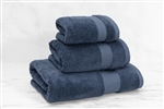 NEFRETETE Ręcznik OPULENCE bawełna egipska 40x60 indigo