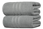 Wielki Ręcznik do SPA plażowy / na leżak / 100x180 j.szary